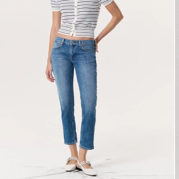Rag and Bone Dre Boyfriend Jean Vintage Stretch Denim 28 Julienne Quiet Luxury - Picture 1 of 8
